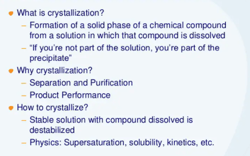What is Crystallization - Diagram