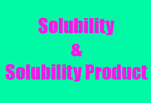 Difference Between Solubility and Solubility Product