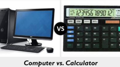 difference between calculator and computer