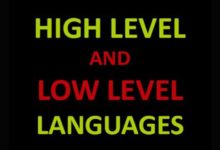 low level language and high level language