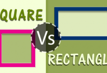 Difference Between Square and Rectangle
