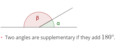 Supplementary angles 