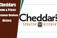 Cheddars Menu and Prices