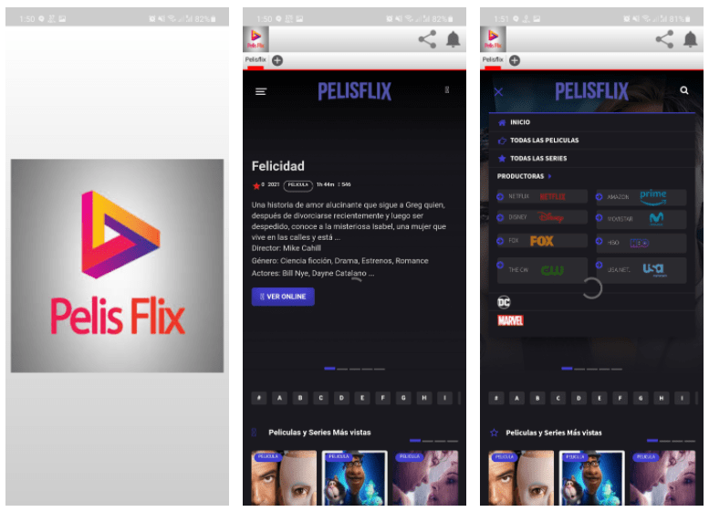 PelisFlix screenshots
