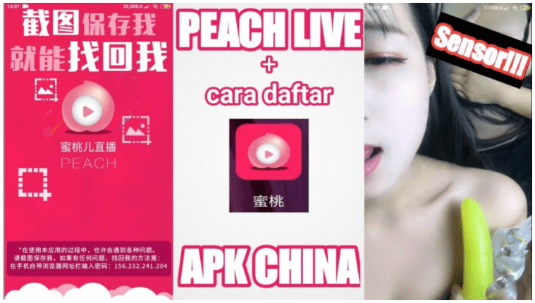 Peach Live app screenshots